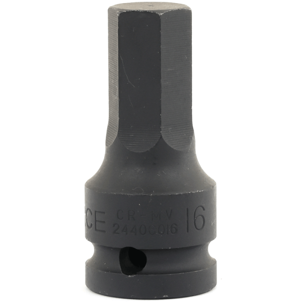 1/2" IMP. HEX SOCKET BIT 16mm (ONE PIECE)
