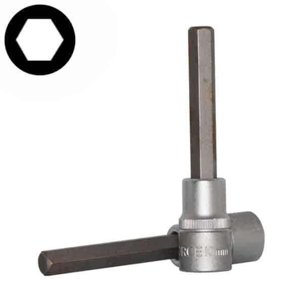 1/2"DR. HEX SOCKET BIT 10MM 100MML