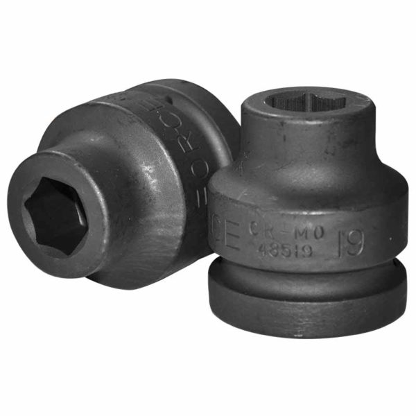 1"DR. 6PT. FLANK IMPACT SOCKET 19MM 58MML