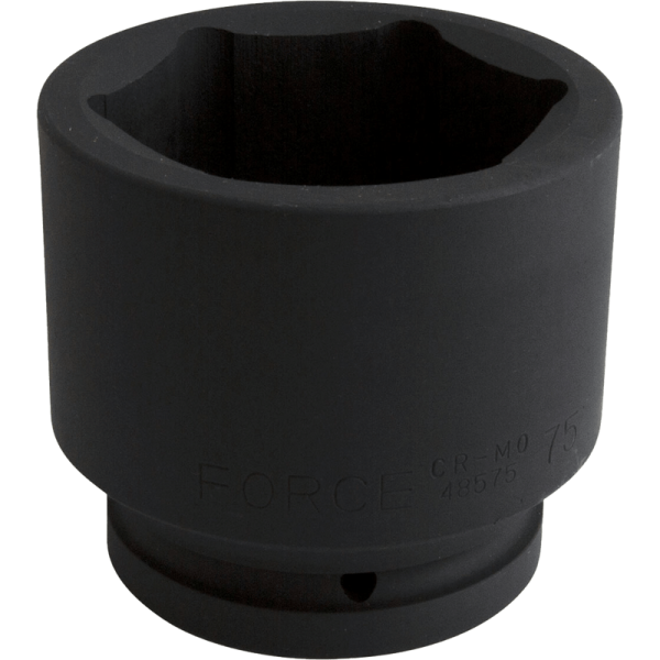 1"DR. 6PT. FLANK IMPACT SOCKET 75MM 95MML