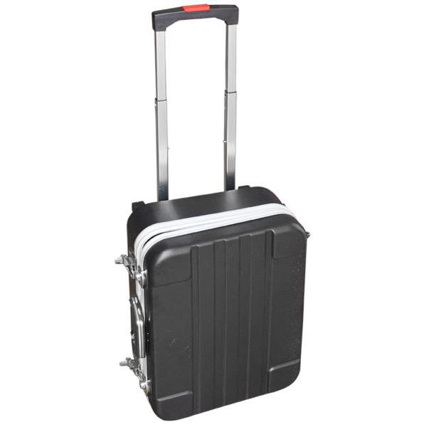EMTEY BLACK SUITCASE WITH WHEEL