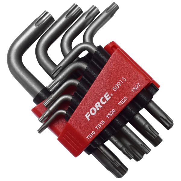 9PC FIVE-SIDED STAR TAMPERPROOF KEY SET TS10-TS50