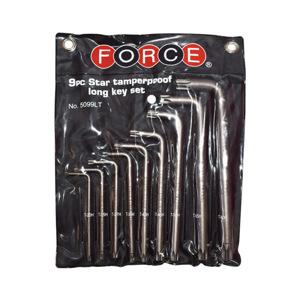 9PC LONG STAR TAMPERPROOF KEY SET T20H-T60H