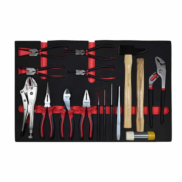 15PCS PLIERS & HAMMER SET