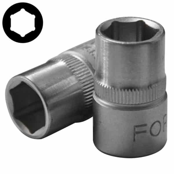 3/8"DR. 6PT. FLANK SOCKET 10MM 28MML