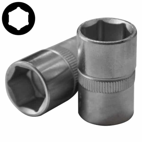 3/8"DR. 6PT. FLANK SOCKET 12MM 28MML