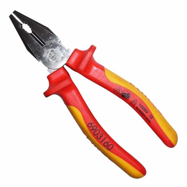 INSULATED COMBINATION PLIERS 160-6"