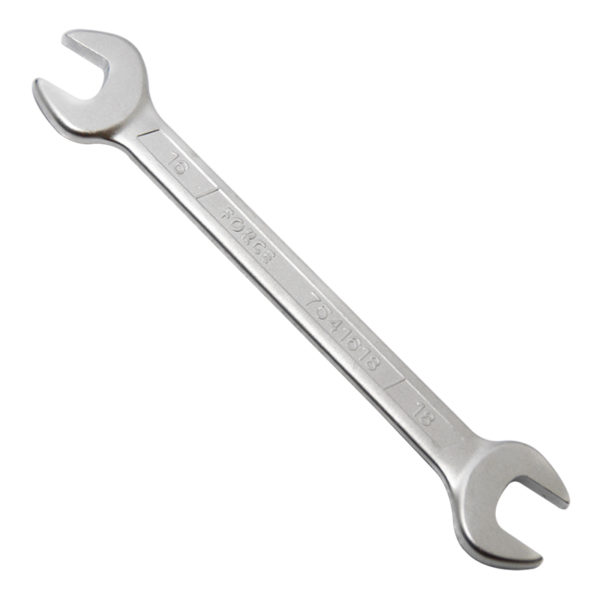 DOUBLE OPEN END WRENCH 16X18MM 205MML