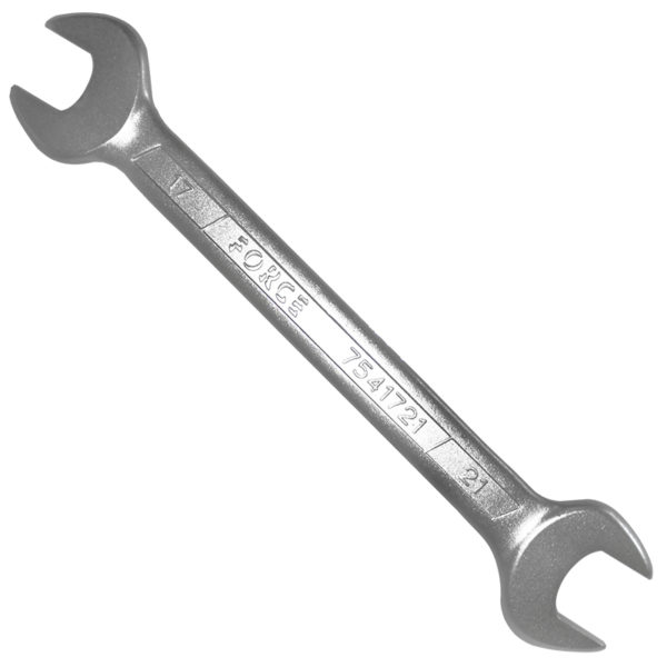 DOUBLE OPEN END WRENCH 17X21MM 220MML