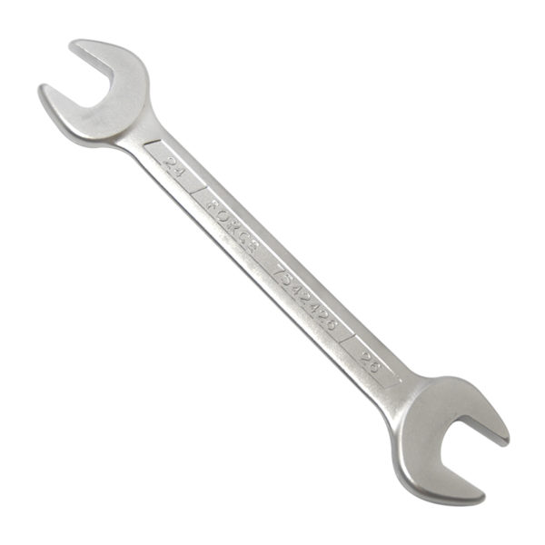 DOUBLE OPEN END WRENCH 24X26MM 255MML