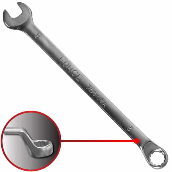 75* OFFSET COMBINATION WRENCH 8MM 140MML