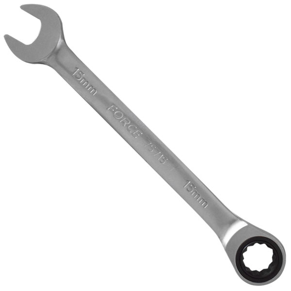 FLAT RATCHET WRENCH 15MM 200MML