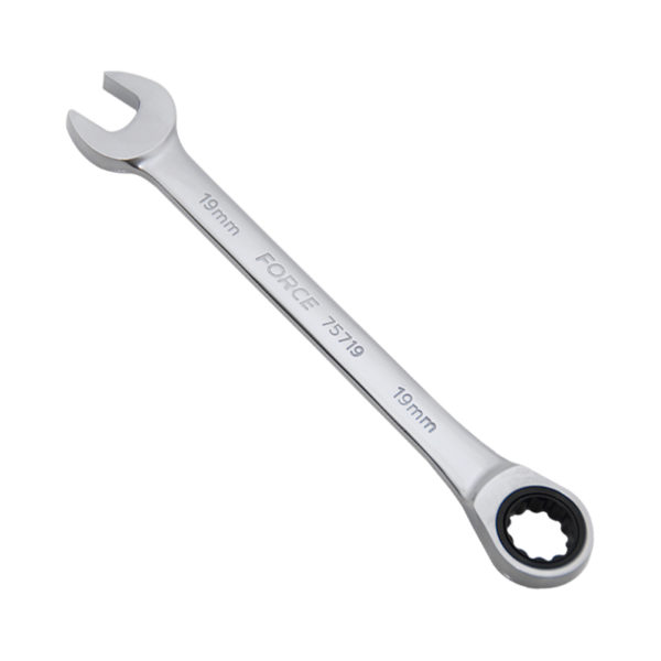 FLAT RATCHET WRENCH 19MM 244MML