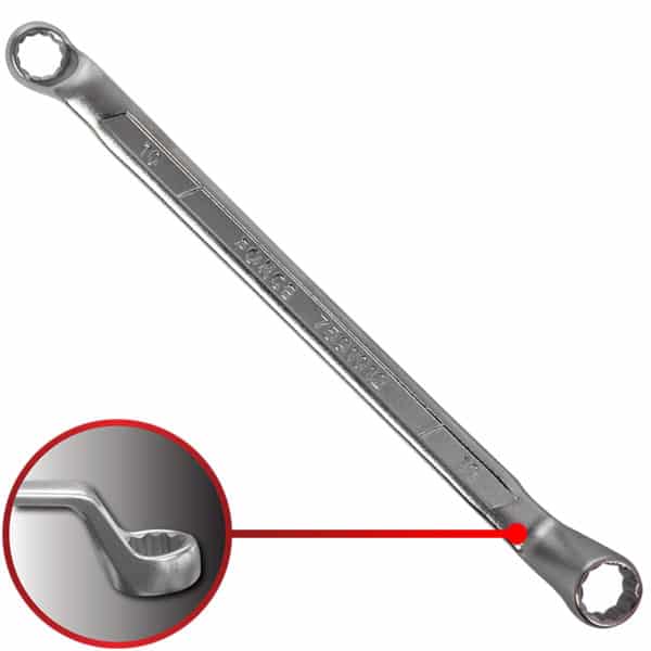 75* OFFSET RING WRENCH 10X12MM 205MML