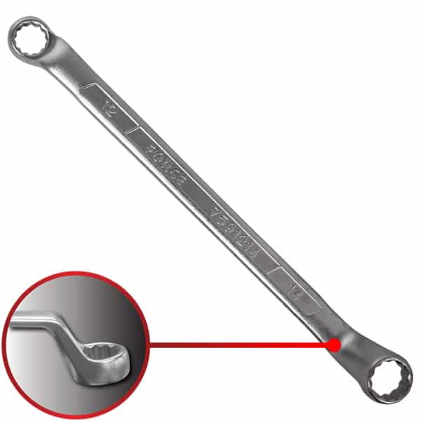 75* OFFSET RING WRENCH 12X14MM 220MML