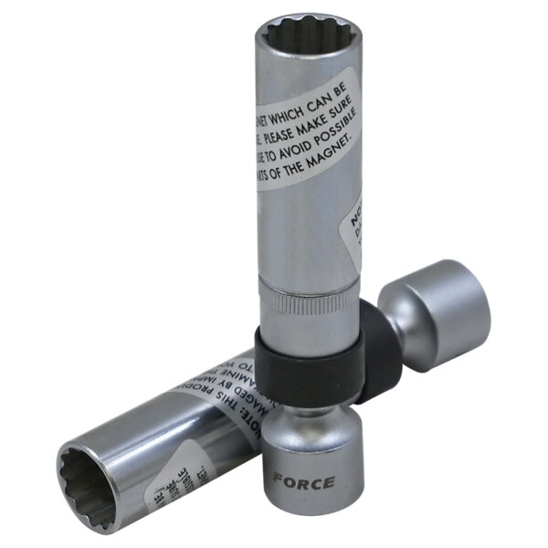 3/8"DR. UNIVERSAL. MAG. SPARK PLUG SOCKET (BALL) 14MM 95MML