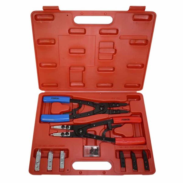 20pc Internal-external circlip pliers set