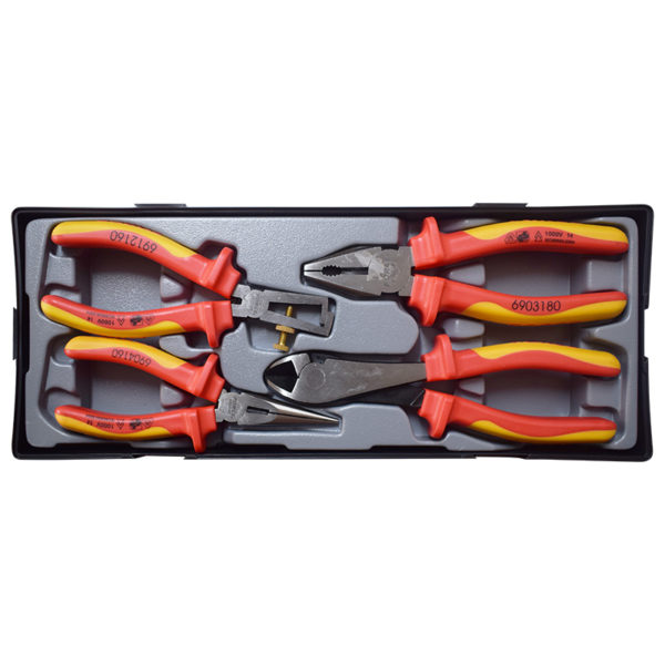 4pc Insulated Pliers Set
