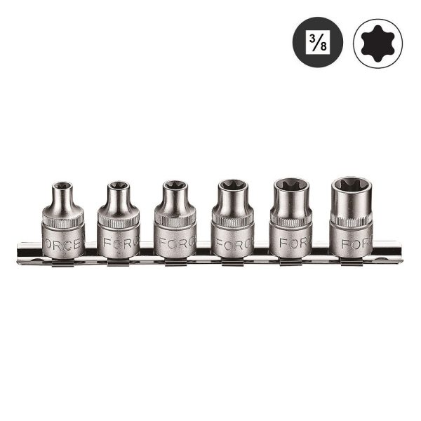6PC 3/8"DR. STAR SOCKET SET E6-E14