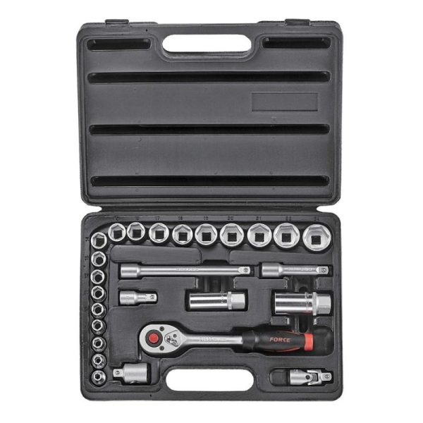 26PC 3/8"DR. 6PT SOCKET COMBINATION SET (6-24MM)