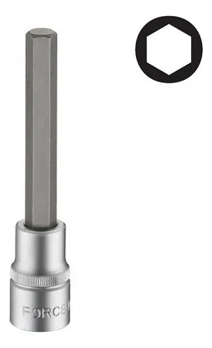 1/2"DR. HEX SOCKET BIT 7MM 100MML