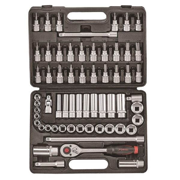 61PC 3/8"DR. SURFACE SOCKET COMBINATION SET (6-24MM) (8-19MM 63MML)
