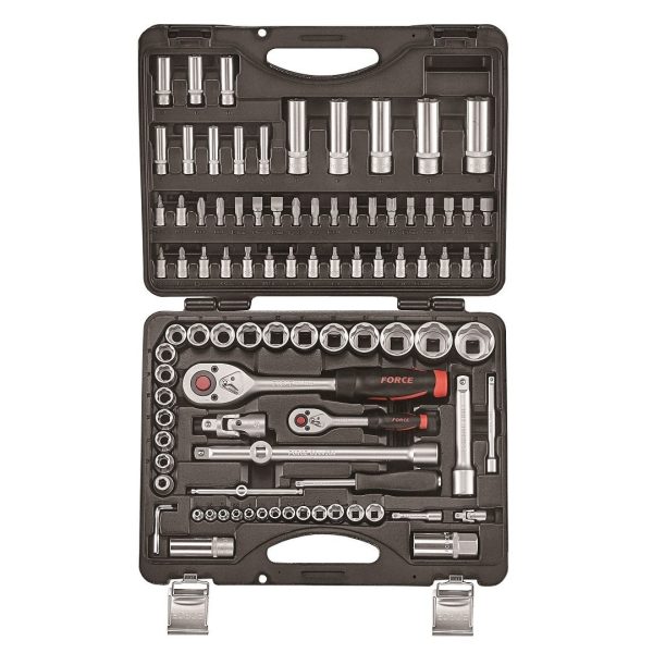 94PC 1/2" & 1/4"DR S.F. SOCKET COMBINATION SET (4-14MM)