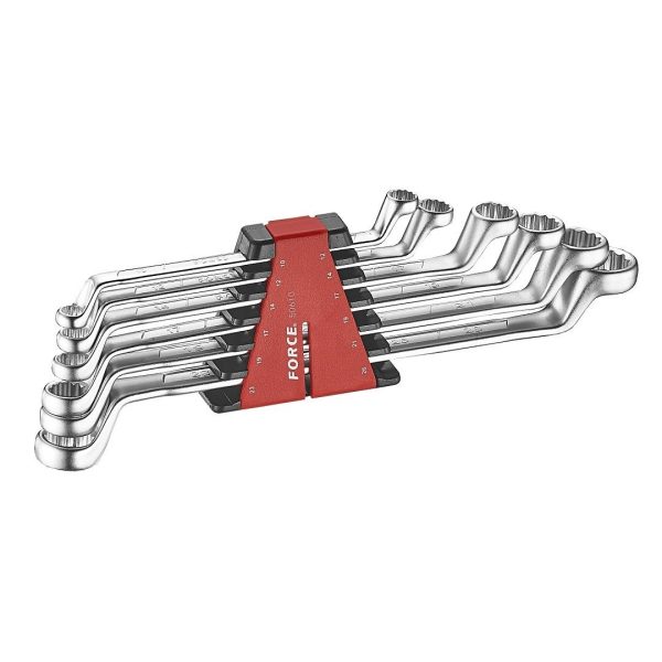 6PC 75' OFFSET RING WRENCH SET (10X12-23X26MM)