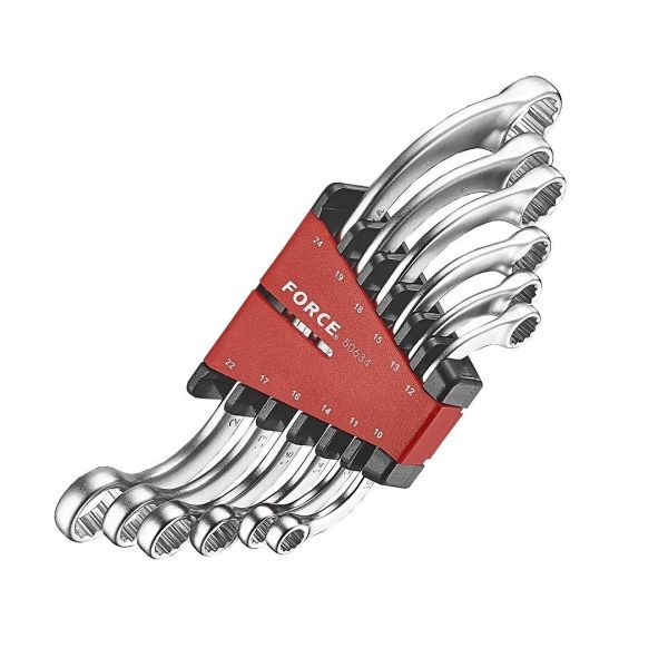 6PC S-FORM RING WRENCH SET (10X12-22X24MM)