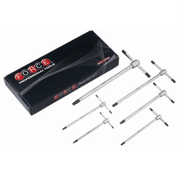 6PC 3-WAY T-SHAPED HEX KEY SET 3-10MM
