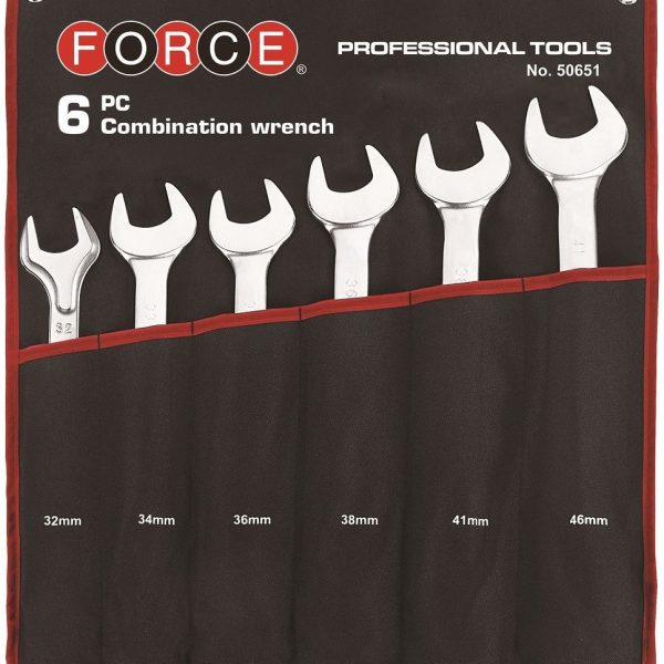 6PC JUMBO COMBINATION WENCH SET (32-46MM)