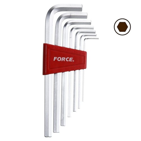 7PC LONG HEX KEY SET 2.5-10MM