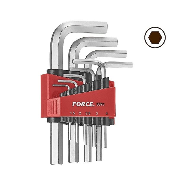 9PC HEX KEY SET 1.5-10MM