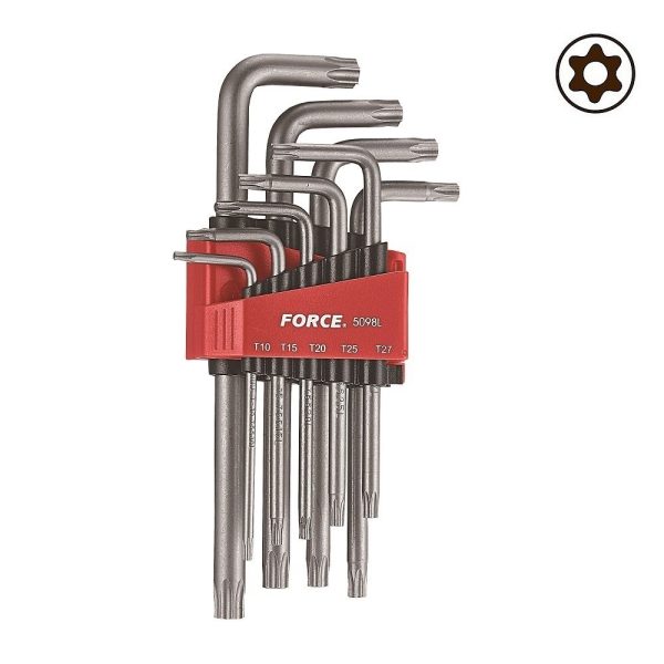 9PC LONG STAR TAMPERPROOF KEY SET T10H-T50H