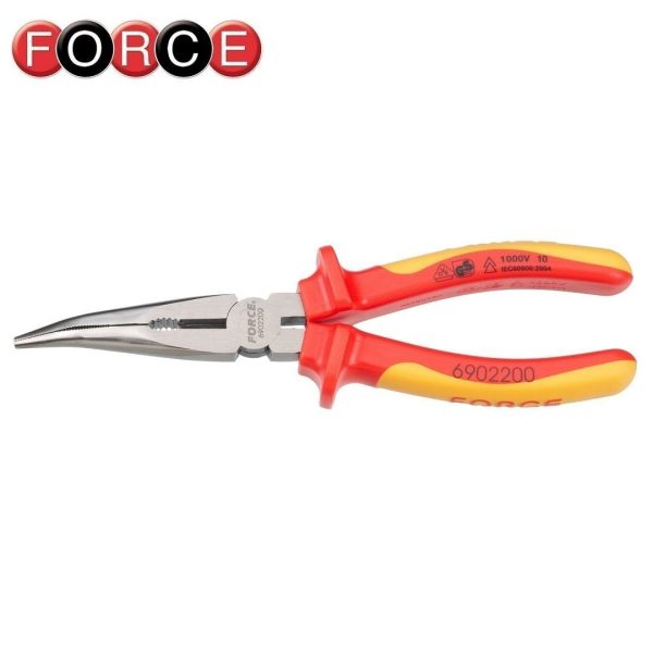 INSULATED BENT NOSE PLIERS 200-8"