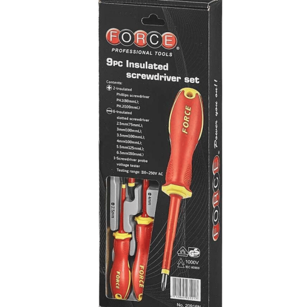 9PC INSULATED SCREWDRIVER SET