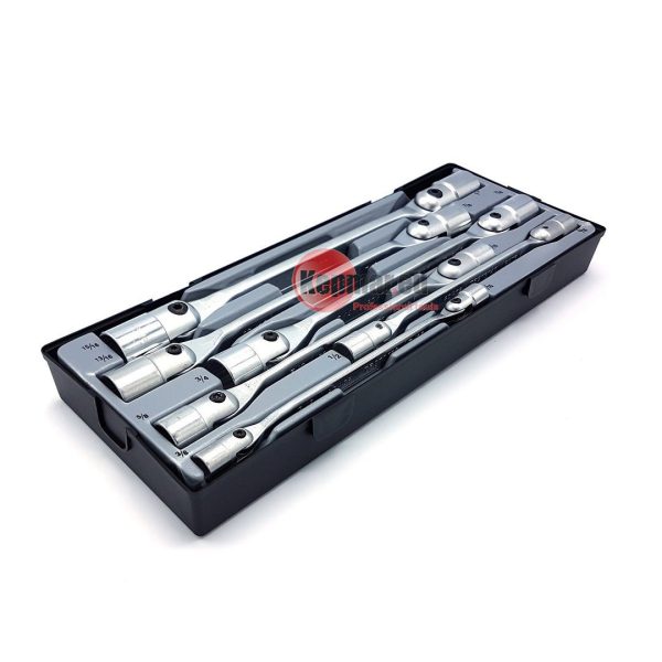 6PC Hinged Socket Wrench Set