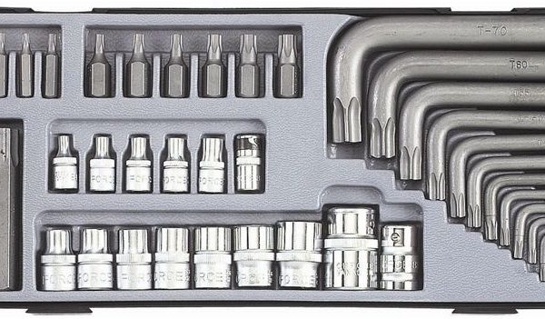 41PCs 1/2",3/8",1/4"dr Star Bit & Socket Se