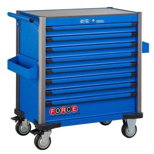 FORCE PRACTICAL 8-DRAWER JUMBO TROLLEY (BLUE)