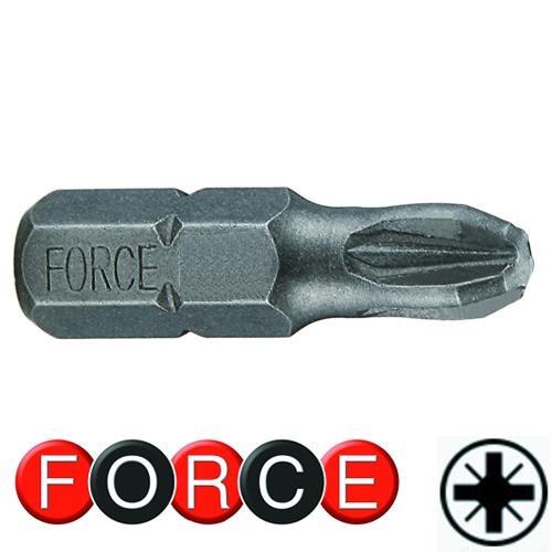 FORCE 1/4" POZIDRIV BIT PZ.3 30MML
