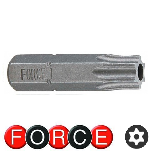 FORCE 5/16" STAR TAMPERPROOF BIT T25H 70MML