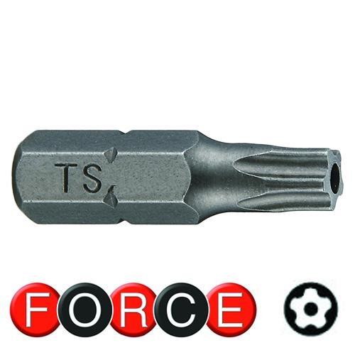 FORCE 1/4" FIVE-SIDED STAR TAMPER BIT TS20
