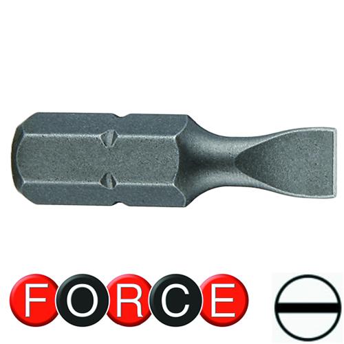 FORCE 5/16" SLOTTED BIT 1.2X8MM 30MML