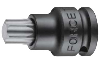 FORCE 1/2" IMP. STAR SOCKET BIT T27 (ONE PIECE)