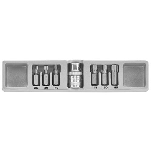 FORCE 7PC 10MM STAR BIT SET 1/2"DR T25-T55