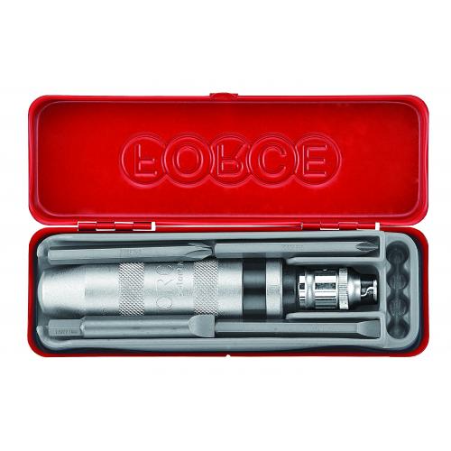 FORCE 6PC 1/2"DR. IMPACT DRIVER SET (LONG BIT)