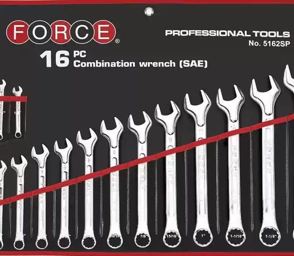 FORCE 16PC COMBINATION WRENCH SET (1/4"-1-1/4")