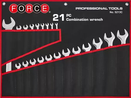 FORCE 21PC COMBINATION WRENCH SET (6-36MM)