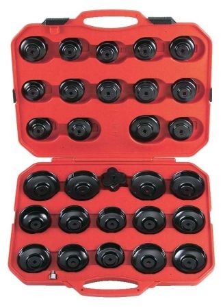 FORCE 30Pcs Cup Type Oil Filter Wrench Set
