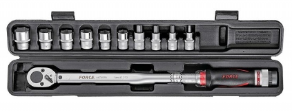FORCE 11PC 1/2"DR. TORQUE WRENCH SET 40-210NM